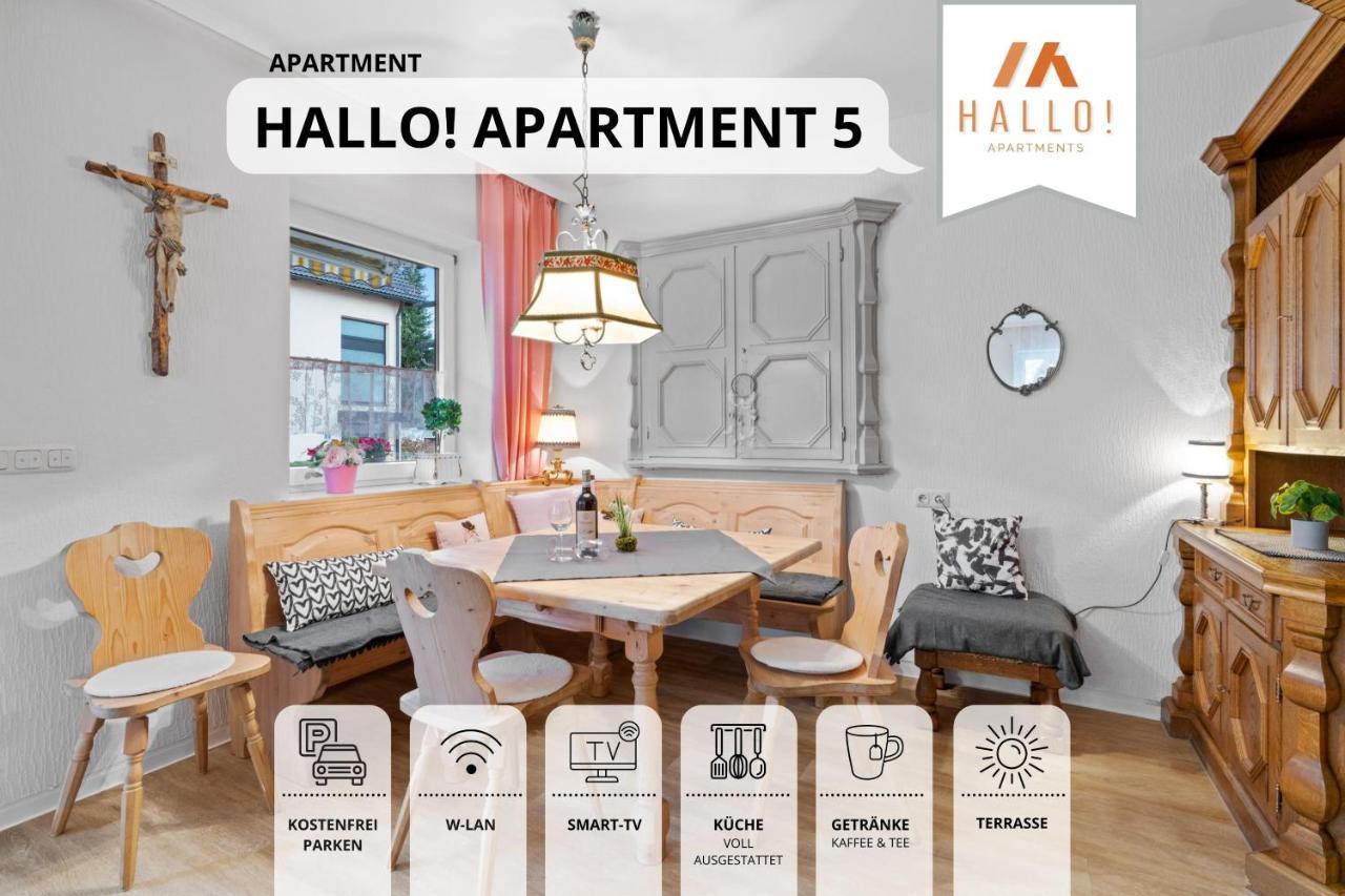 Sehr Grosse Ferienwohnung In Bester Lage Mit Grosser Sonnenterrasse L Innenstadtnaehe L 1 Minute Zum Bahnhof L Grosse Kueche L Tv L Extra-Wc L Free-Wlan L Willkommen Im Hallo!-Apartment 5 Bad Wörishofen Zewnętrze zdjęcie